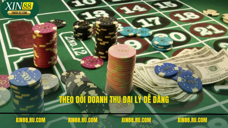 Theo dõi doanh thu đại lý dễ dàng