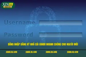 Đăng Nhập Đăng Ký Nhà Cái XIN88 Nhanh Chóng Cho Người Mới