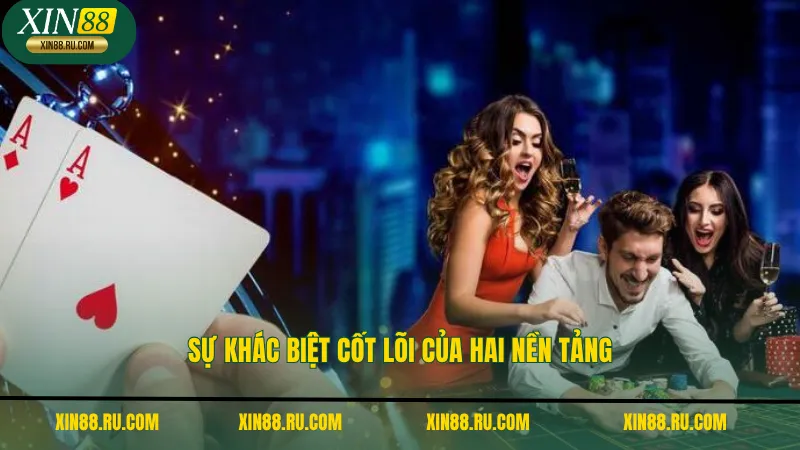 Sự khác biệt cốt lõi của hai nền tảng